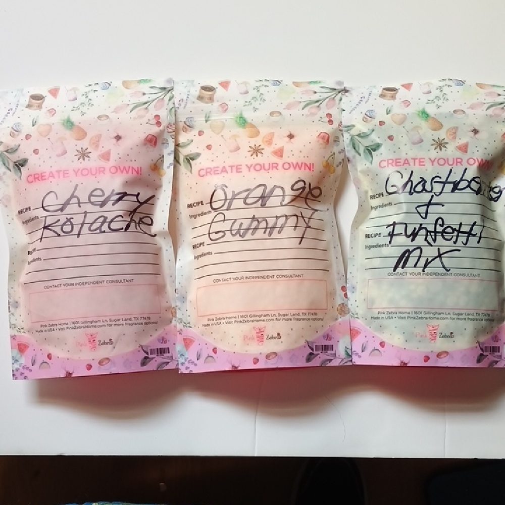 Pink Zebra Bath Soak & Bubbles Pink and Orange